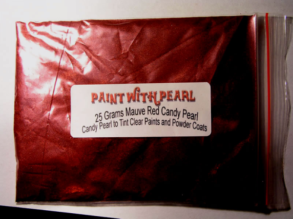 25 Gram Bag Mauve Rose Red Color Pearls ®.