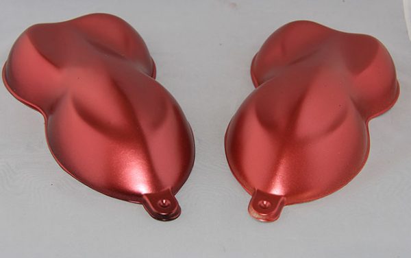 Ruby Red Color Pearls on Speed Shapes