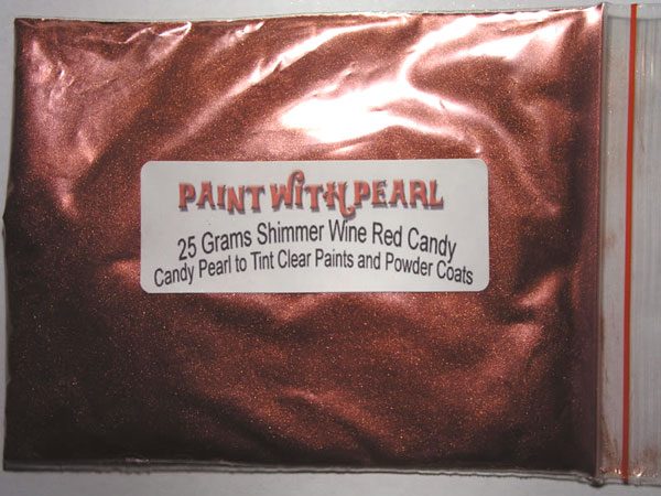 Shimmer wine red bag
