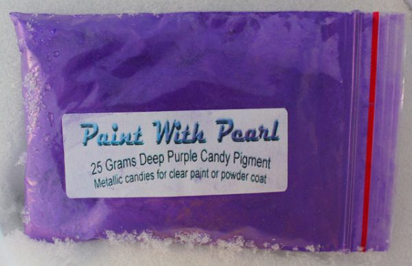 25 gram Bag of Deep Purple Color Pearls