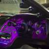 4759RBP Red Blue Purple ColorShift Pearls on dash board.